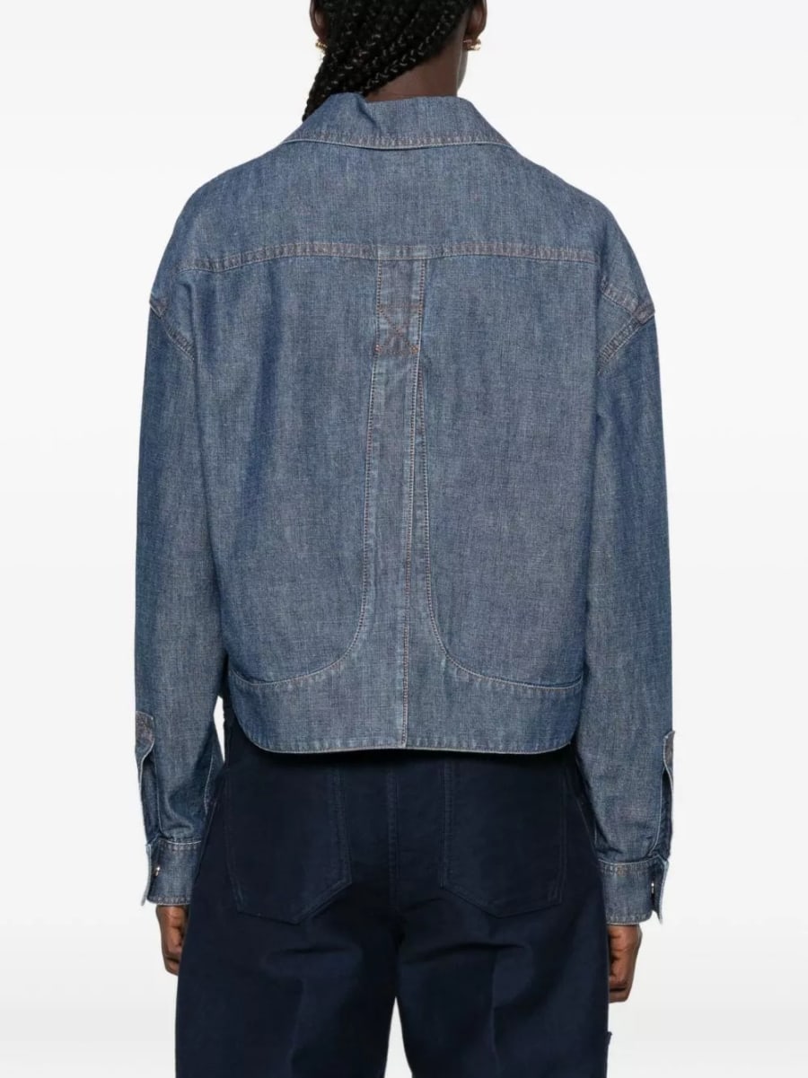 Fendi Giacca in denim, view 4