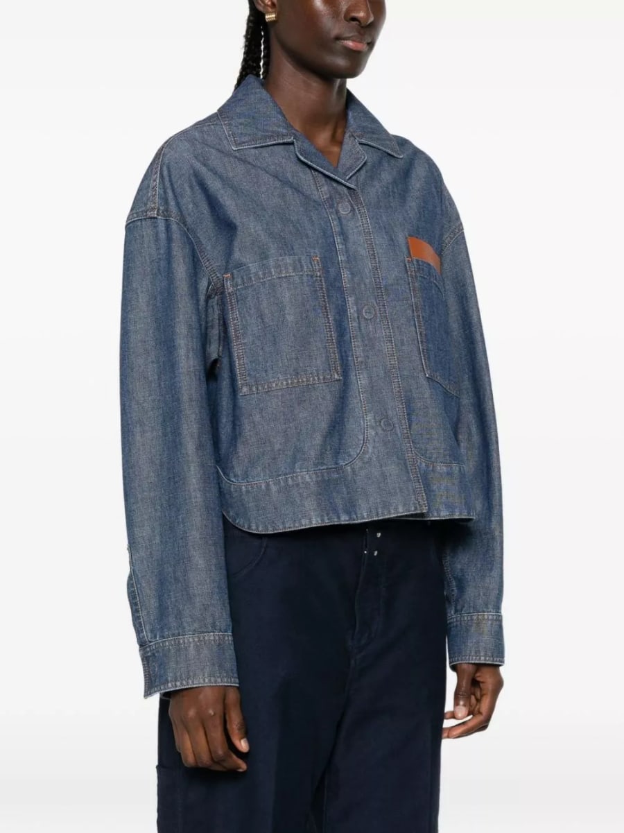 Fendi Giacca in denim, view 5