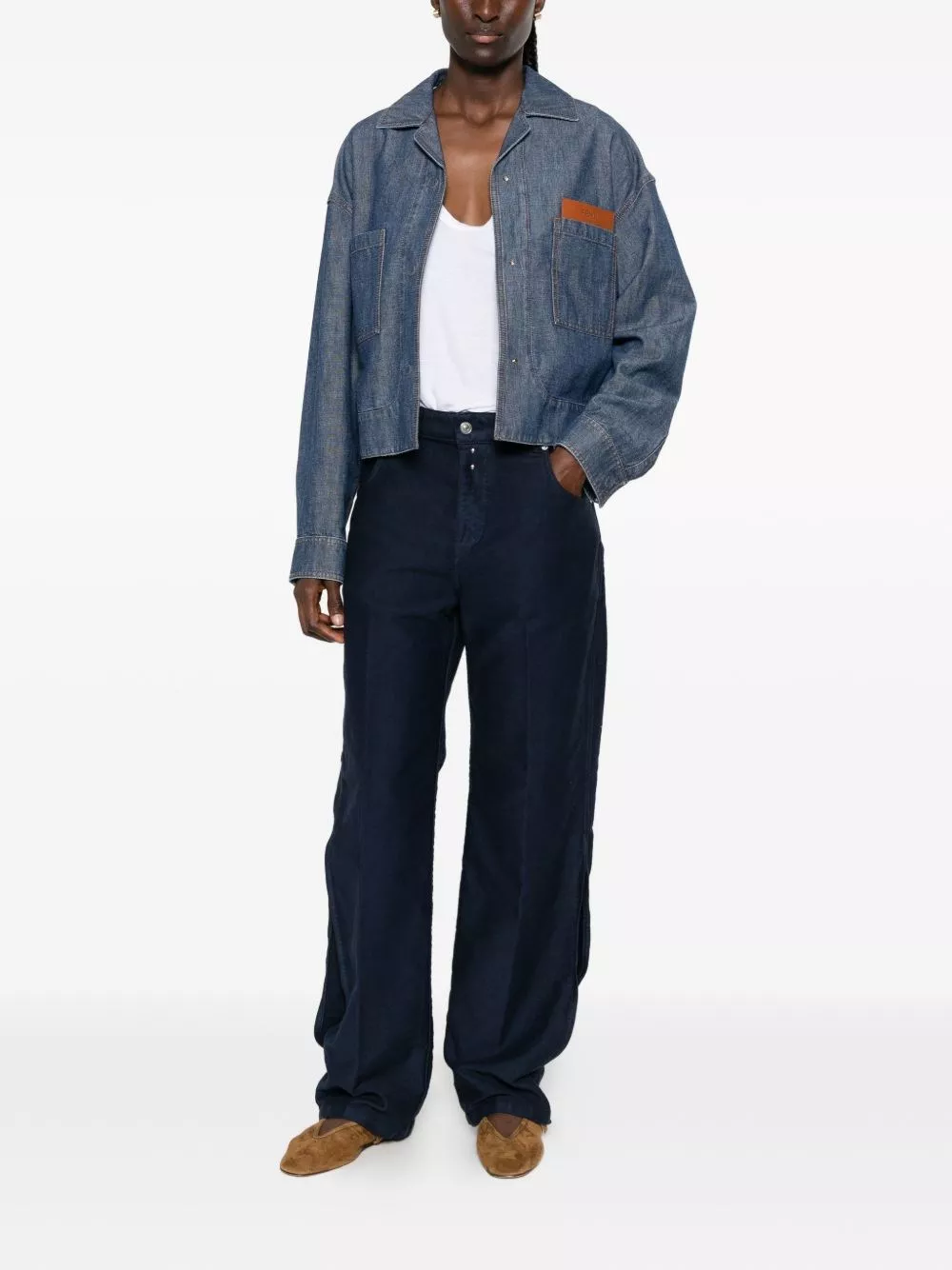 Fendi Giacca in denim, view 2