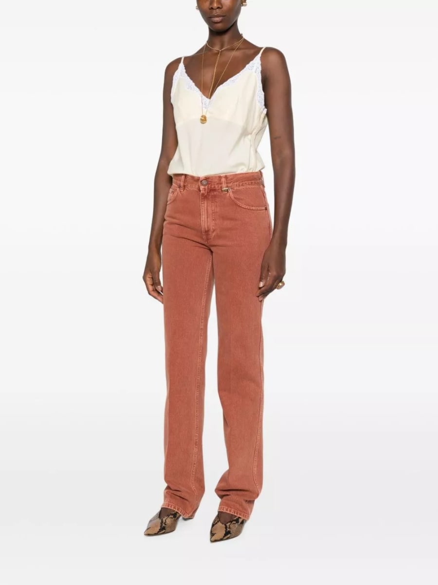 Chloé Jeans in denim di cotone, view 5