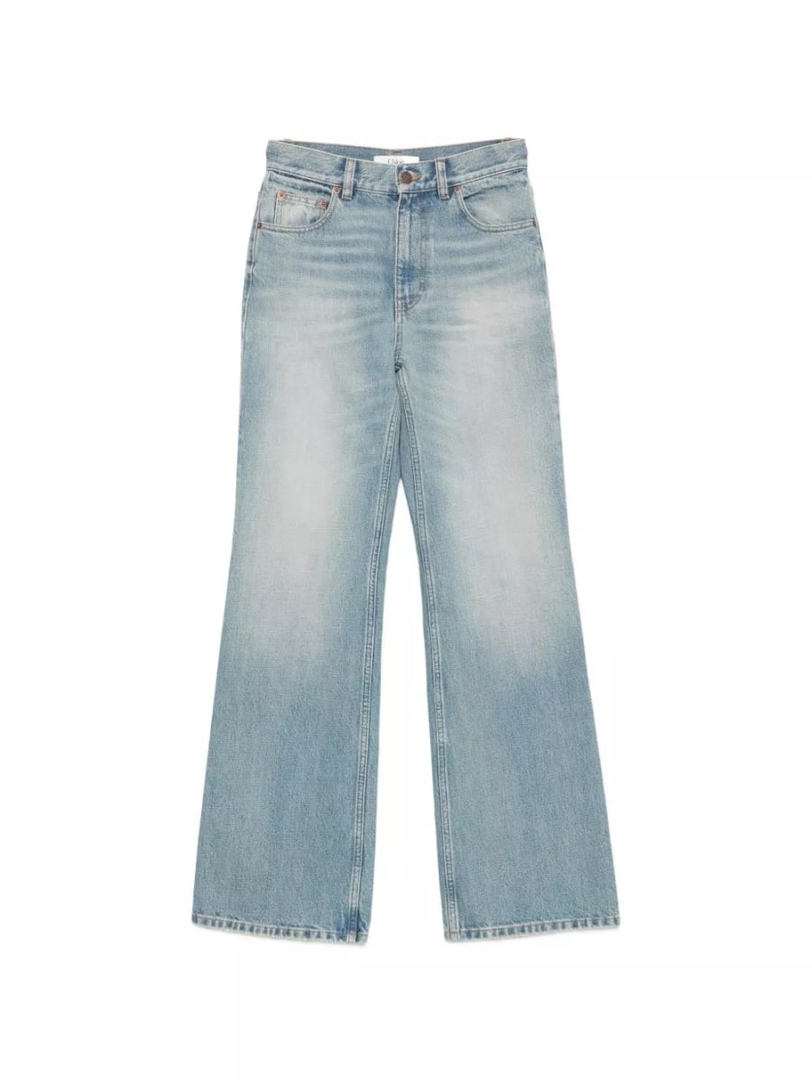 Chloé Jeans in denim a gamba svasata