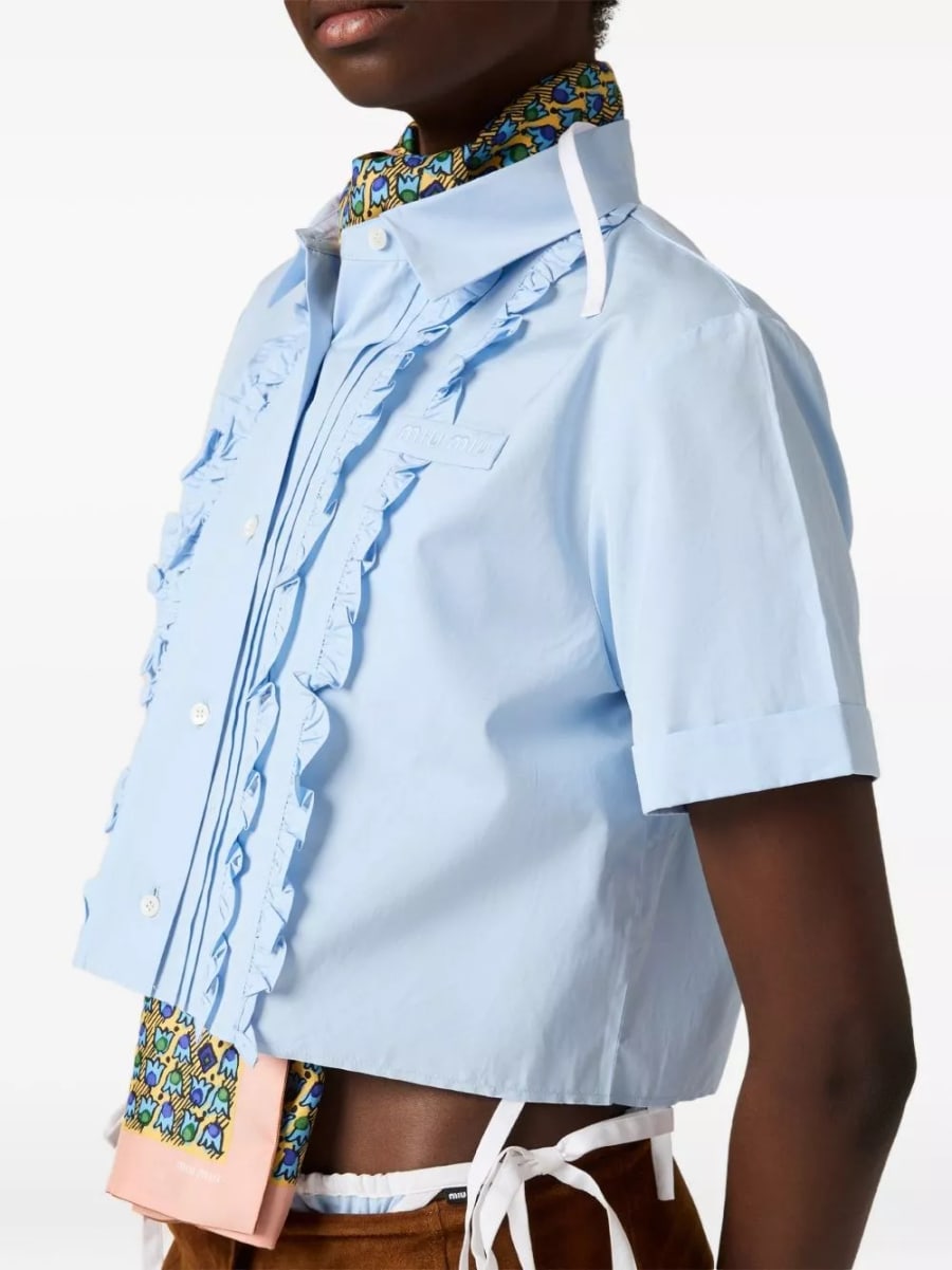 Miu Miu Camicia in cotone, view 4