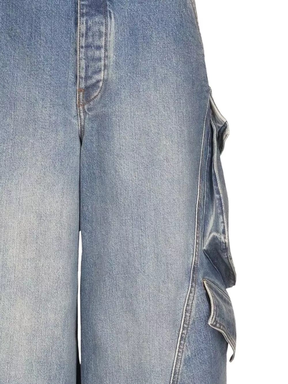 Alaïa Jeans in denim Cargo, view 2