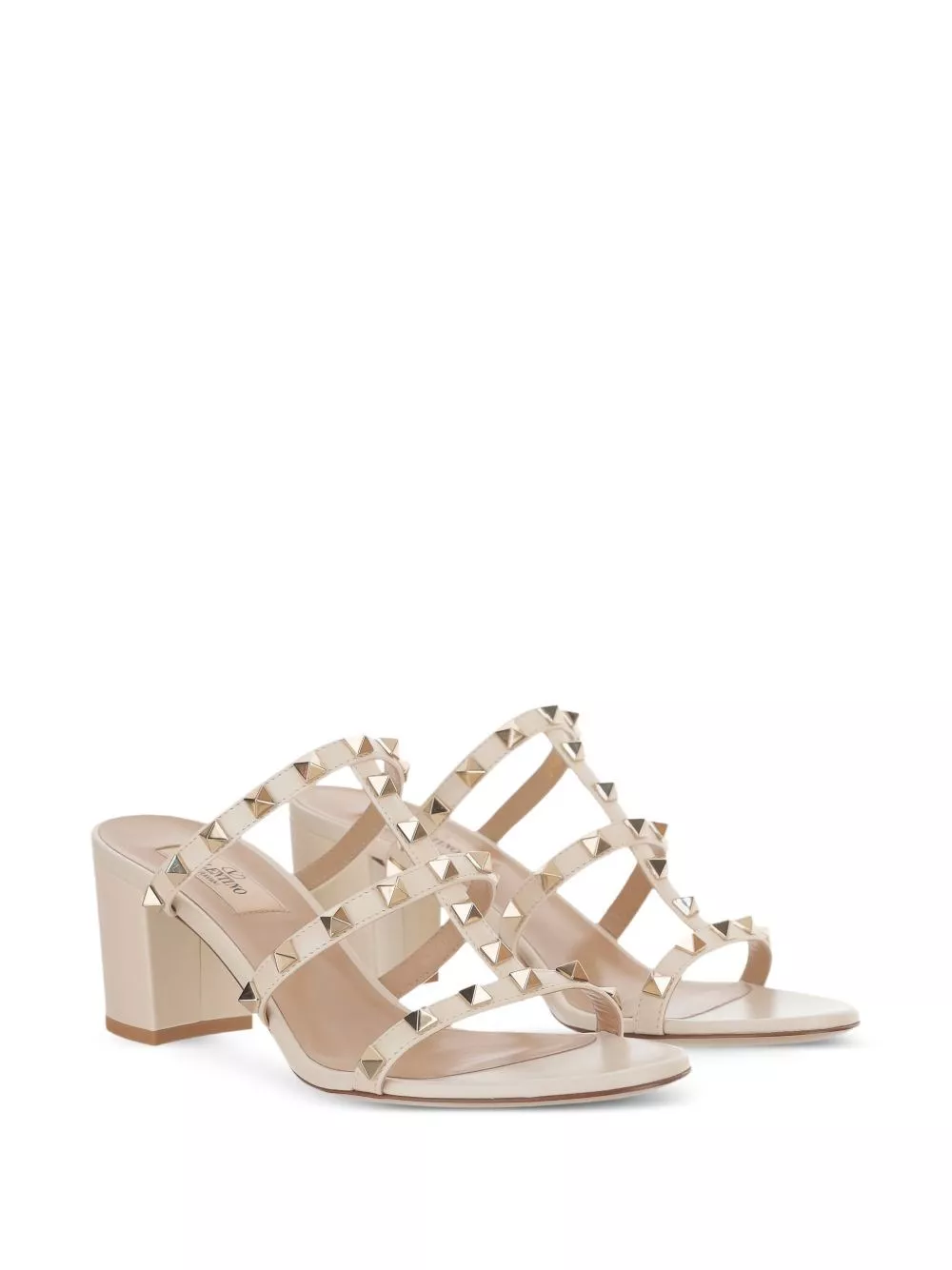 Valentino Garavani Sandali in pelle Rockstud, view 2