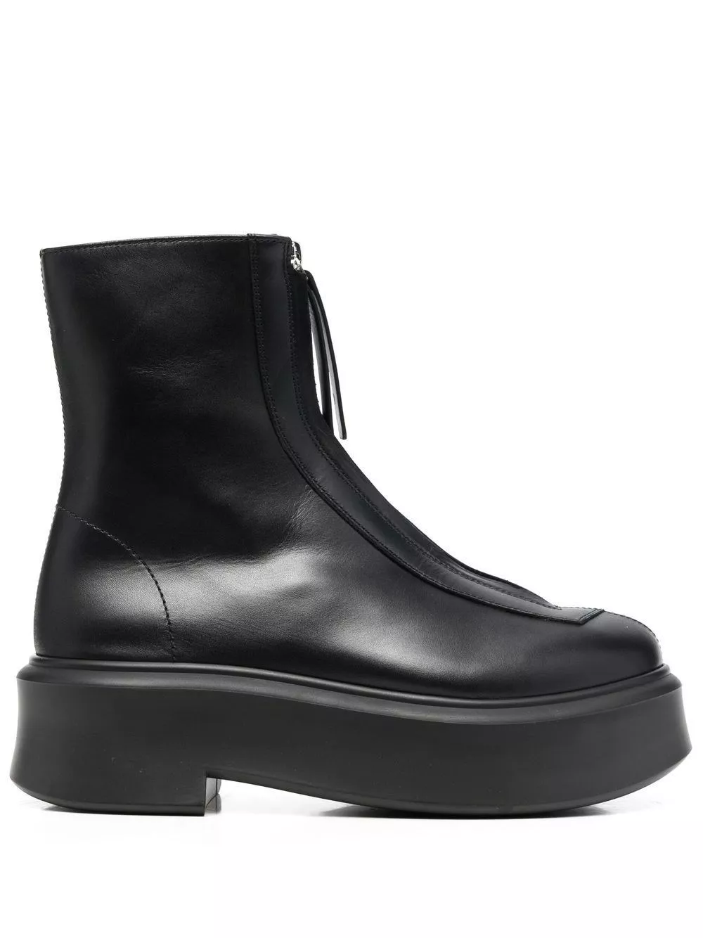 The Row Stivali in pelle con zip