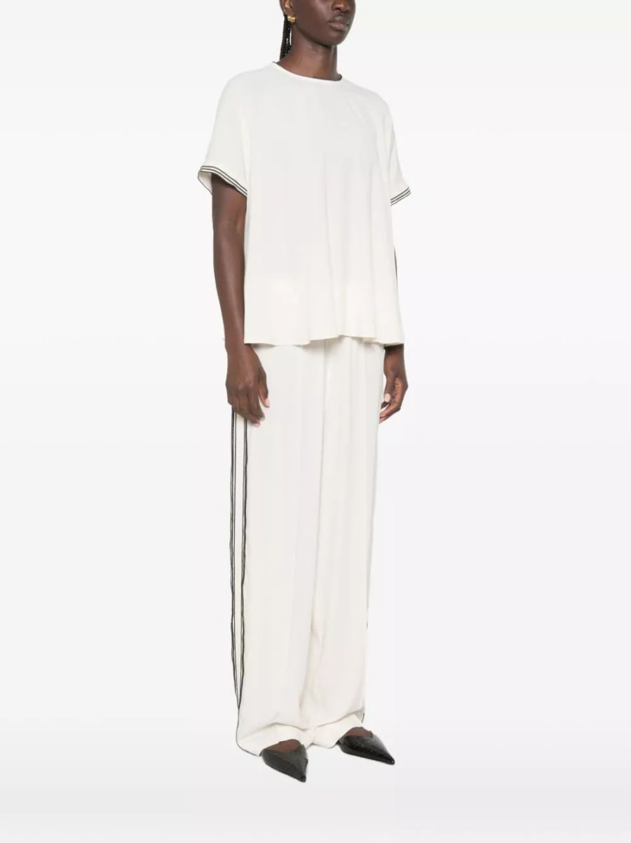 Fabiana Filippi Top in misto seta, view 2