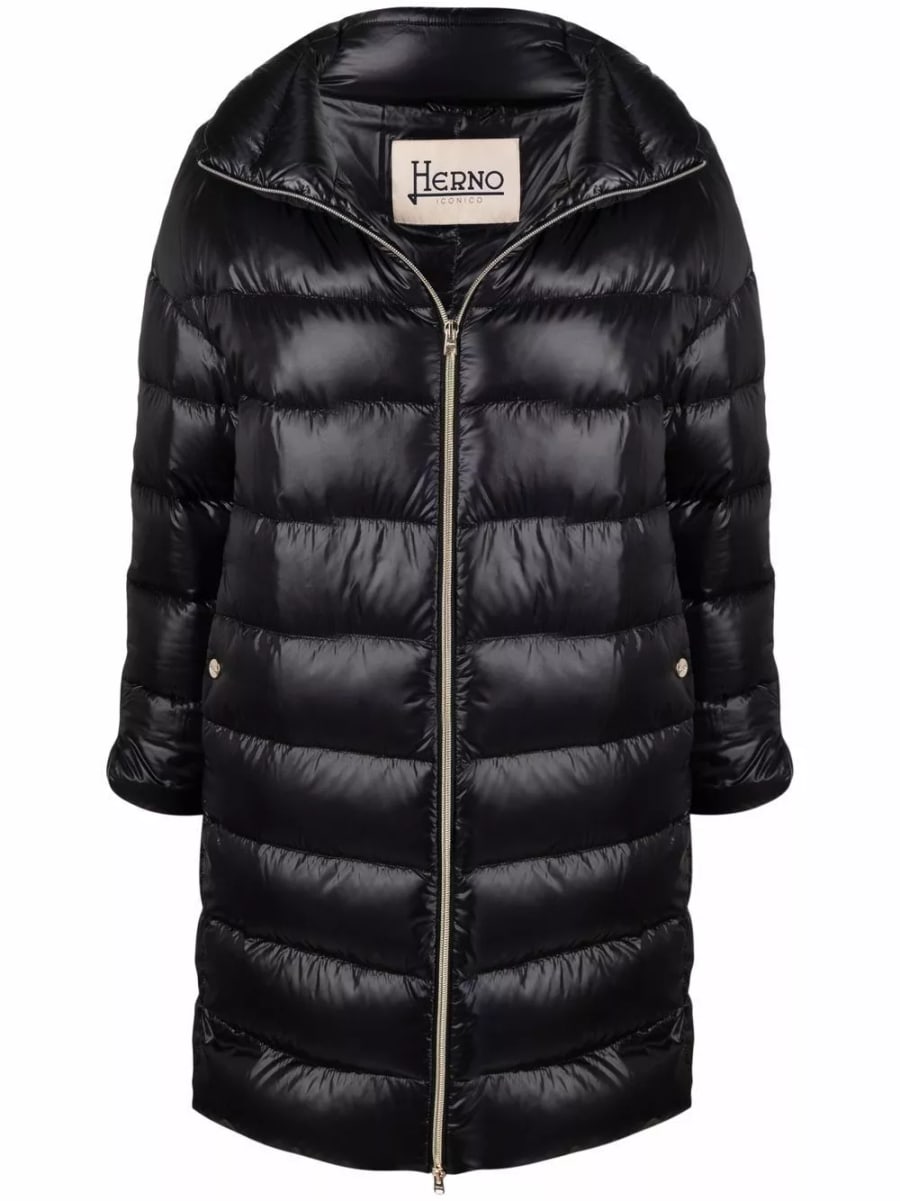 Herno Giacca midi in piuma Matilde