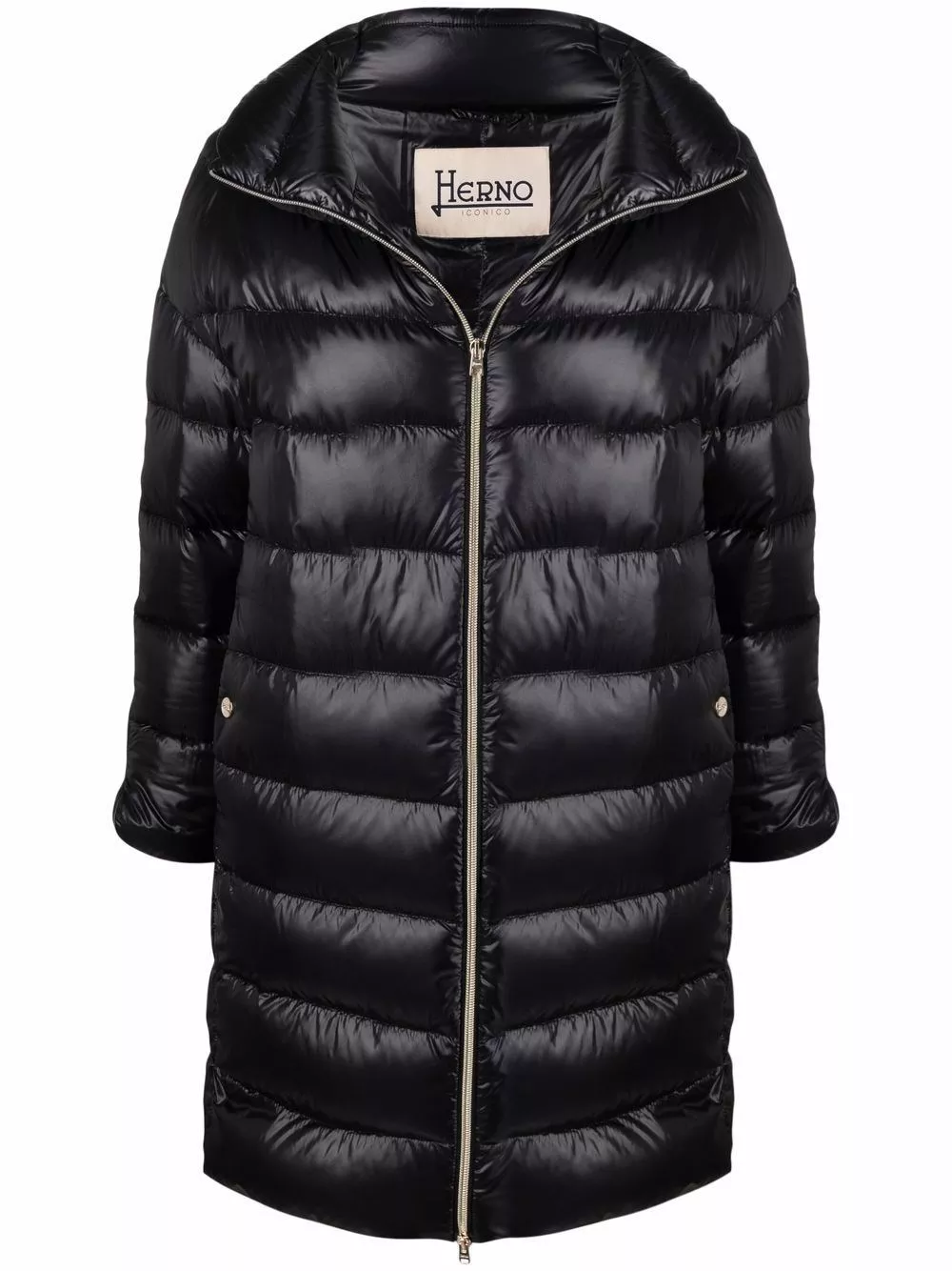 Herno Giacca midi in piuma Matilde