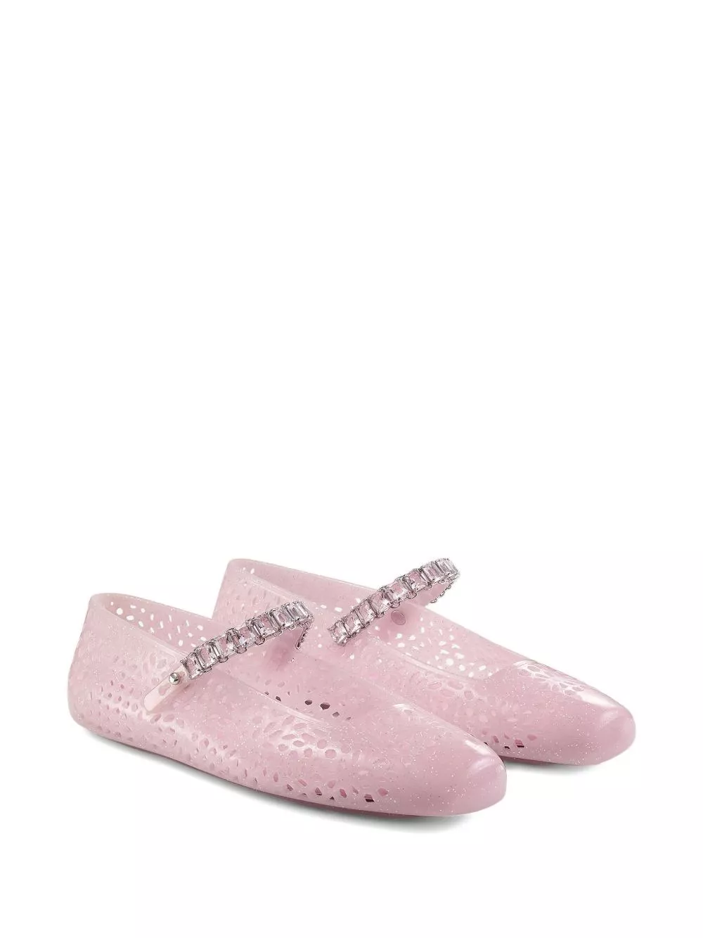 Jimmy Choo Le ballerine glitterate Jelly, view 2