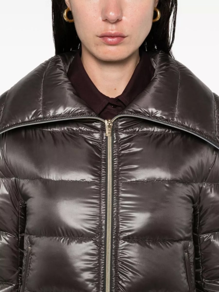 Herno Giacca in piuma midi Cleofe, view 2