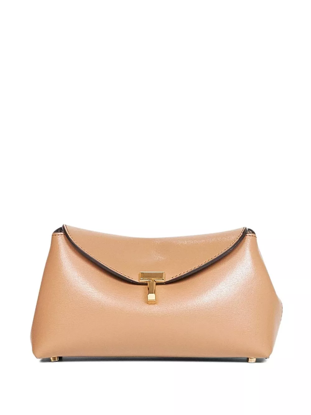 Toteme Clutch in pelle mini T-Lock