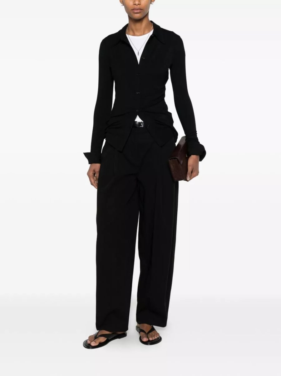 Toteme Pantaloni in cotone, view 4