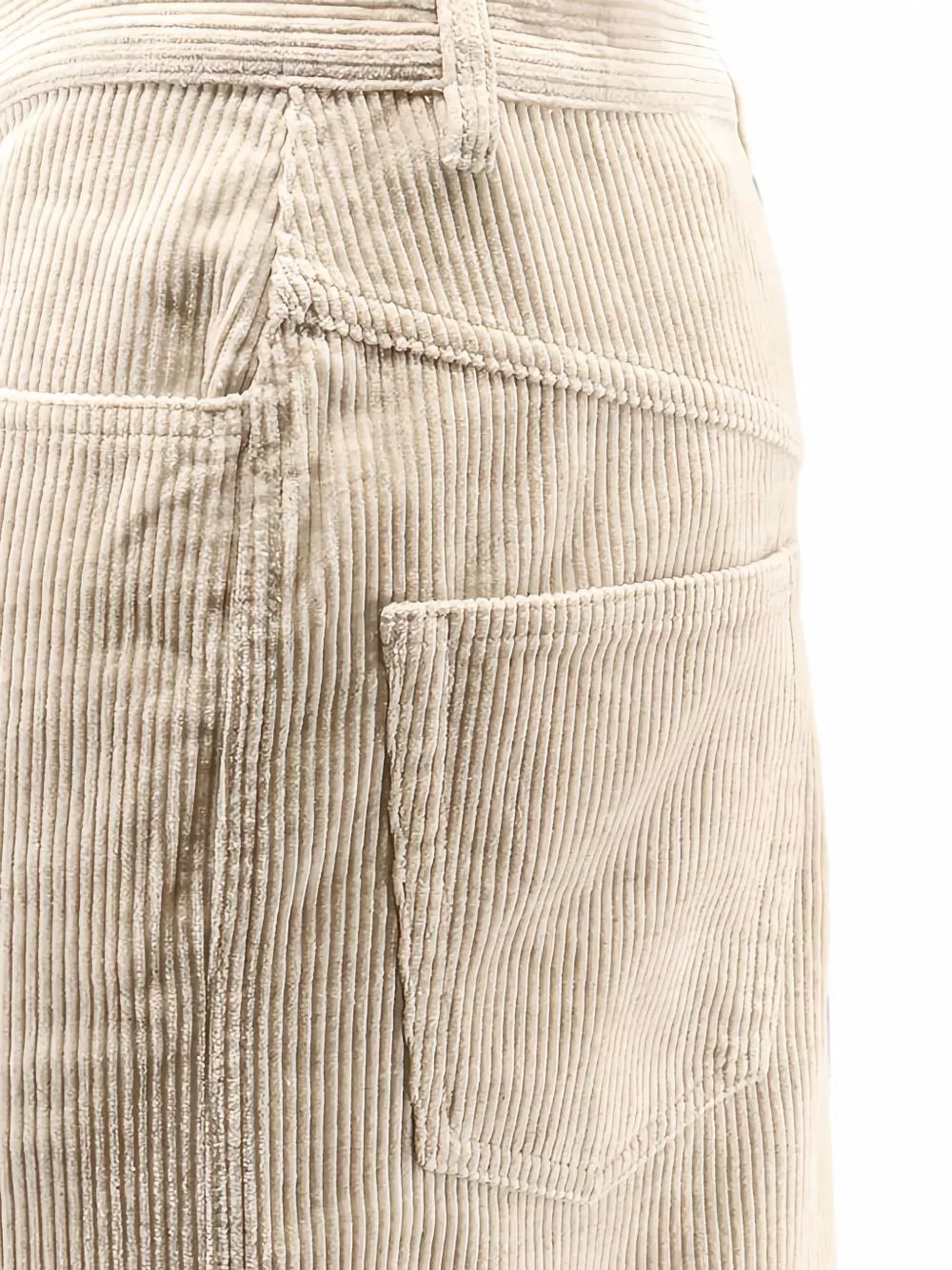 Marant etoile Gonna in cotone e lino Odalie, view 2