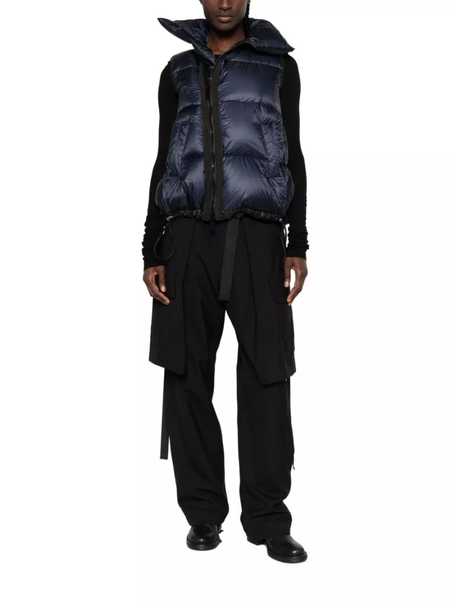 Sacai Gilet in nylon, view 2