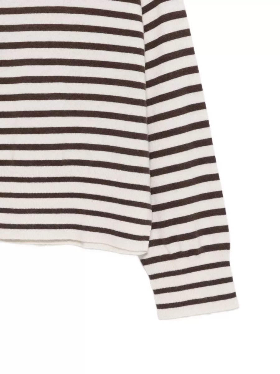 Closed Maglione in cashmere a righe, view 2