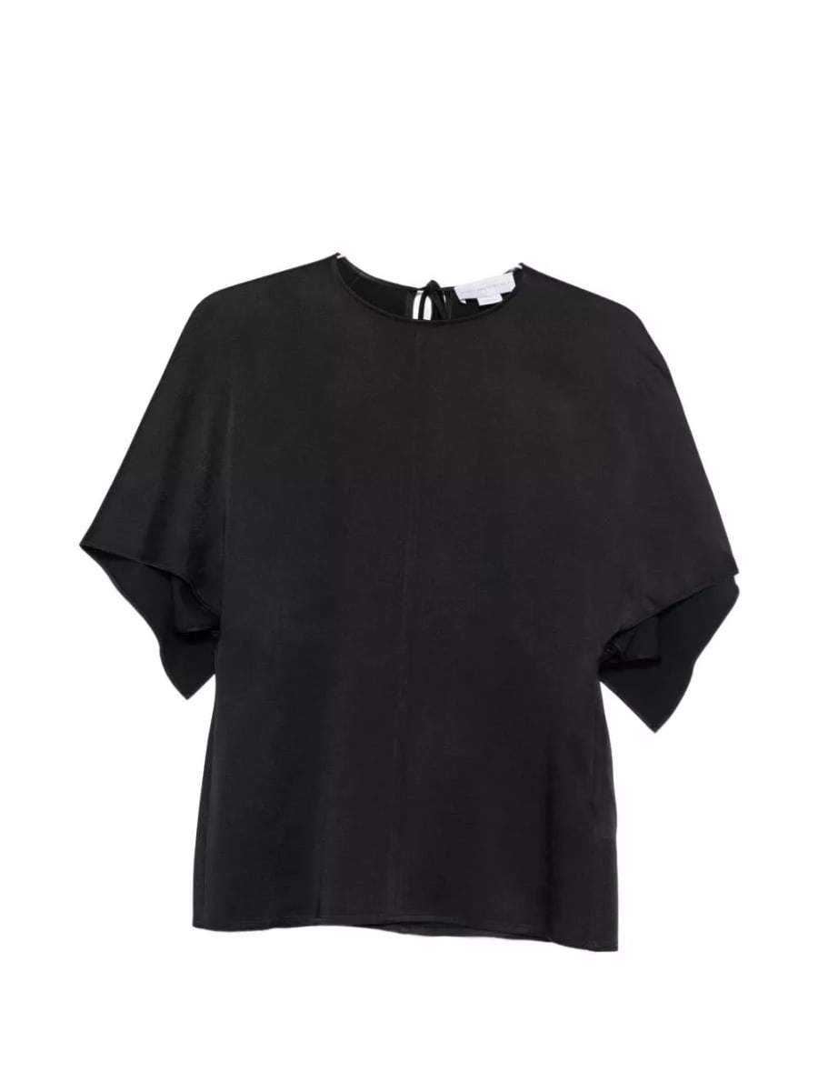Stella McCartney Top in seta satinata