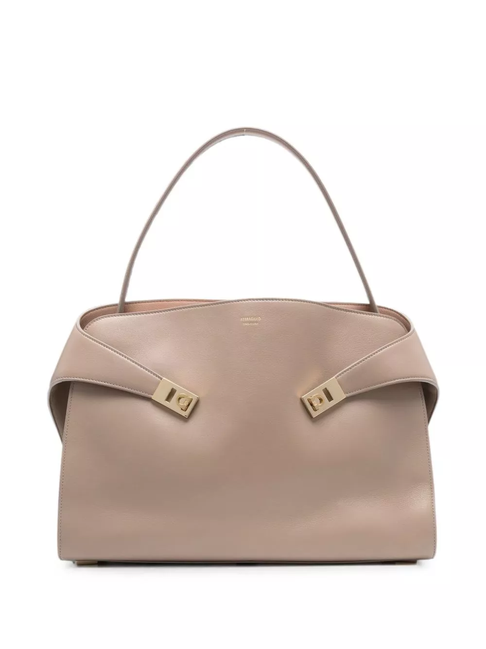 Ferragamo Borsa a spalla media in pelle Hug