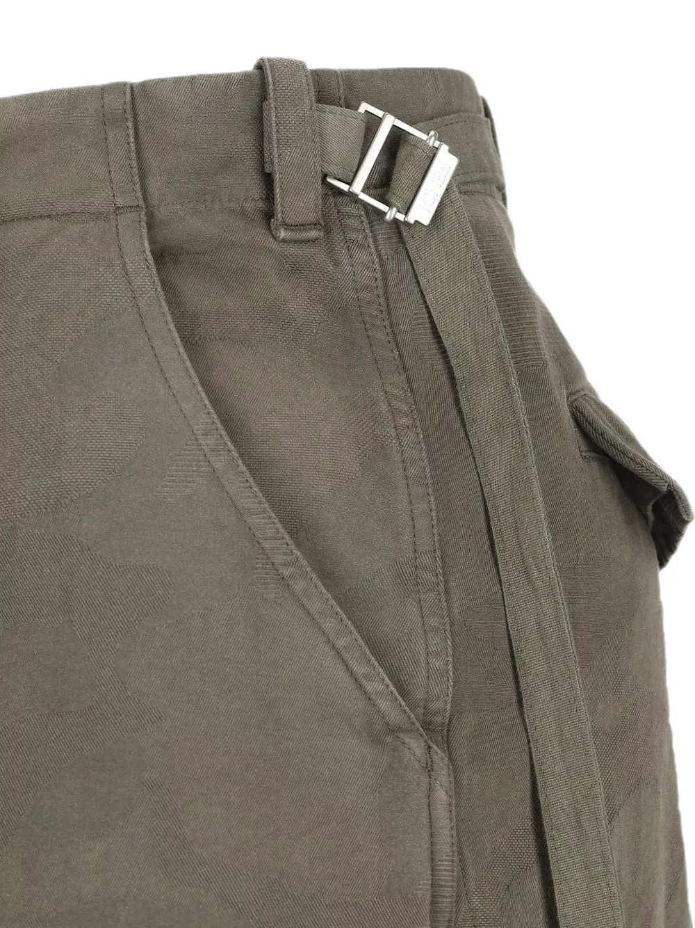 Fendi Pantaloni cargo in cotone, view 2