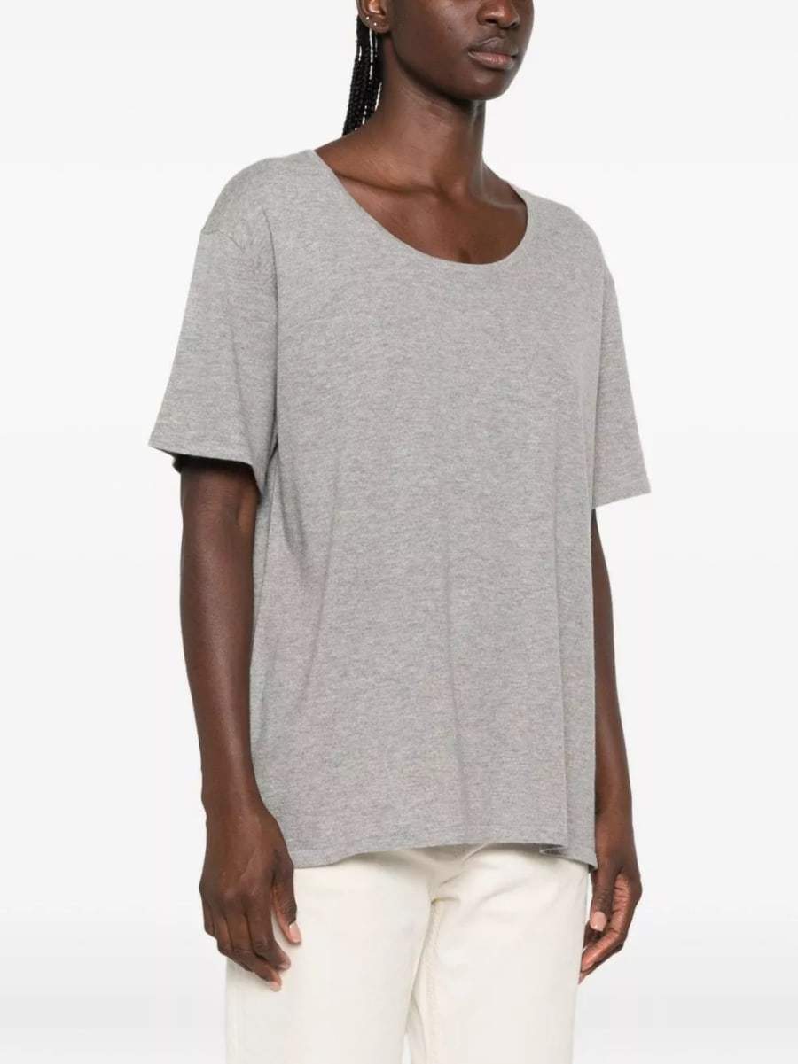 The Row Top in cotone e cashmere Pirro, view 4