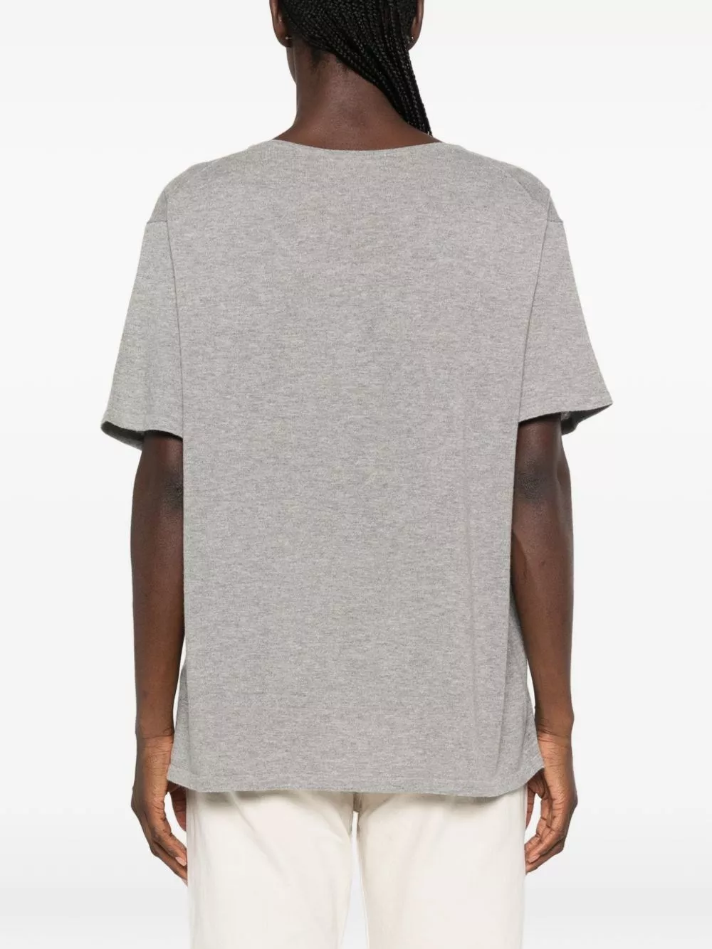 The Row Top in cotone e cashmere Pirro, view 2