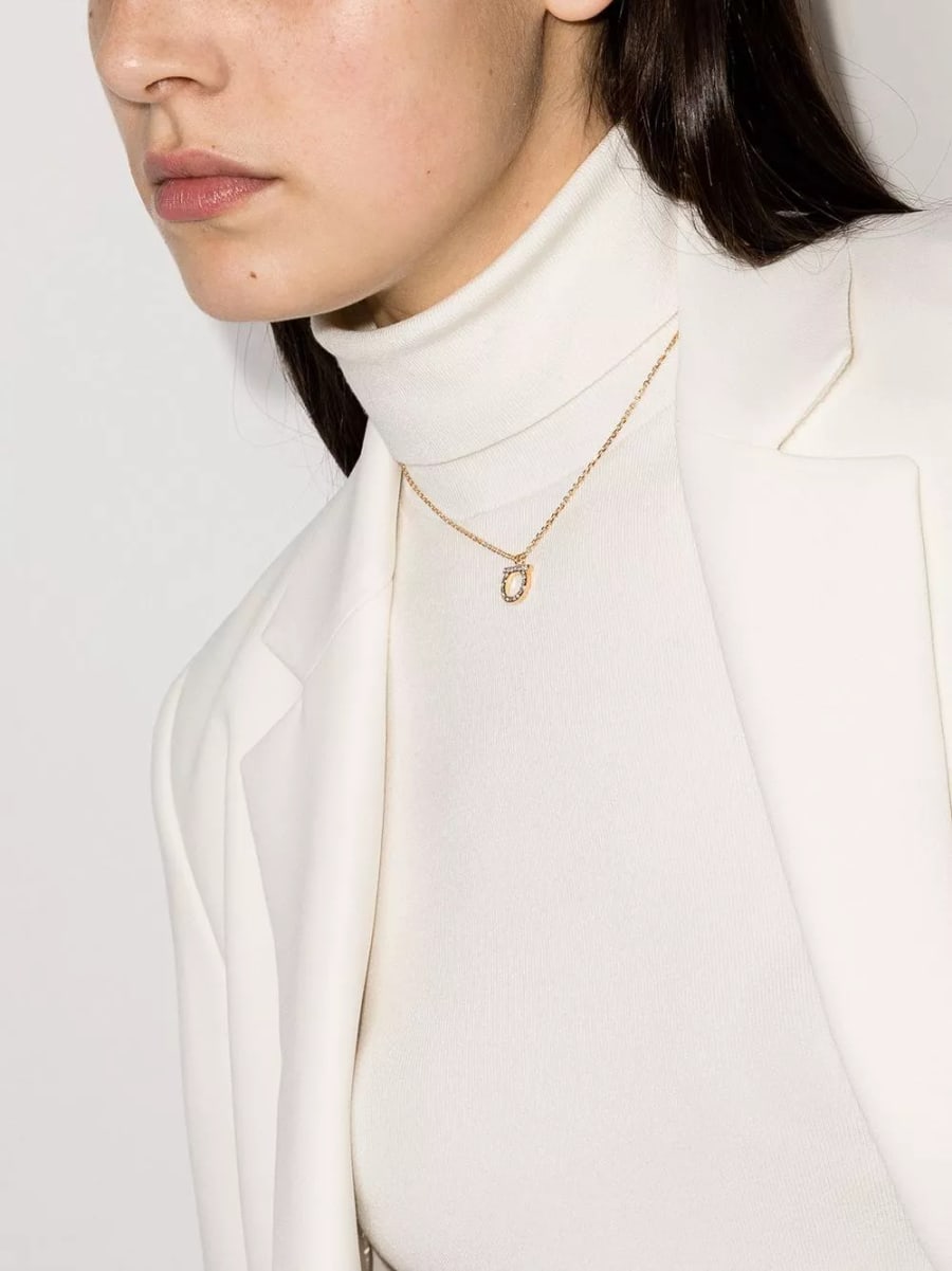 Ferragamo Collana Gancini Crystal, view 2