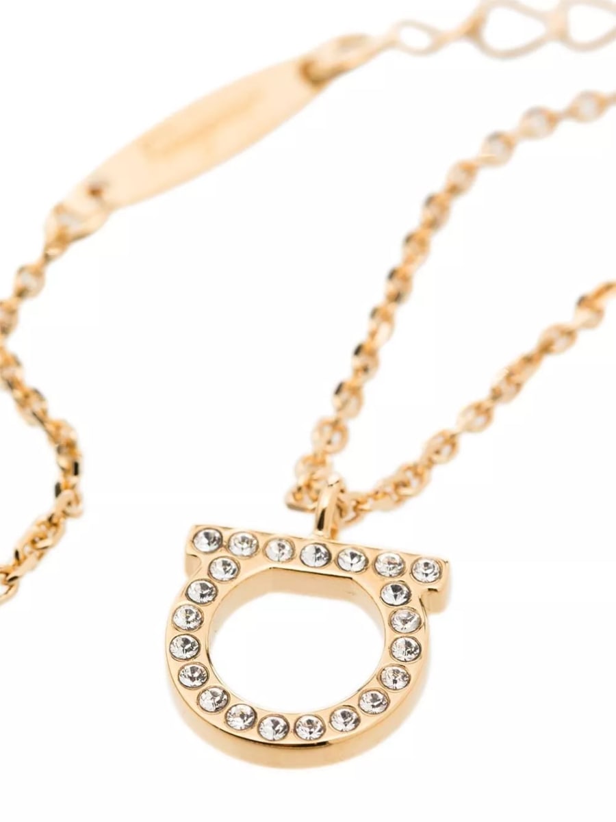 Ferragamo Collana Gancini Crystal, view 3
