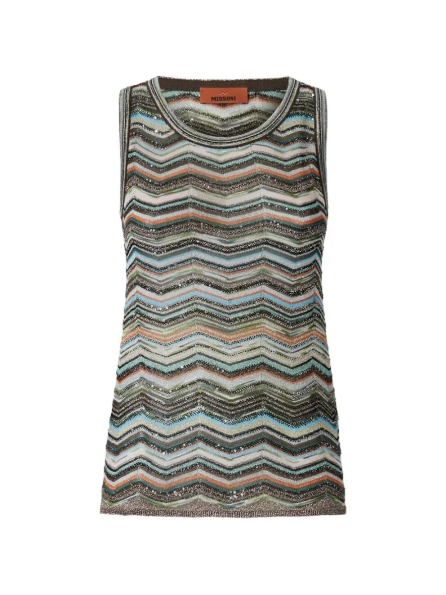Missoni Top zig zag motiv