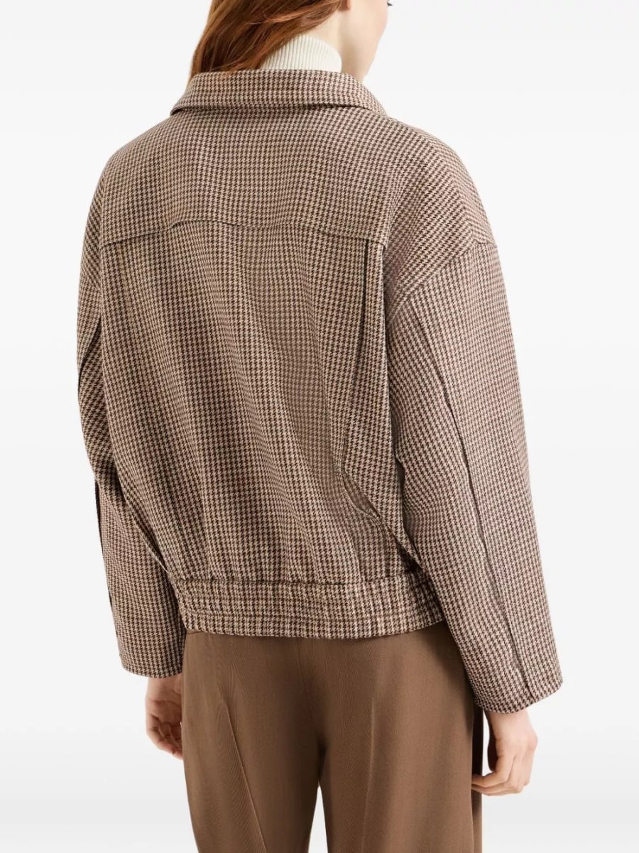 Brunello Cucinelli Giacca blouson in lana, view 6