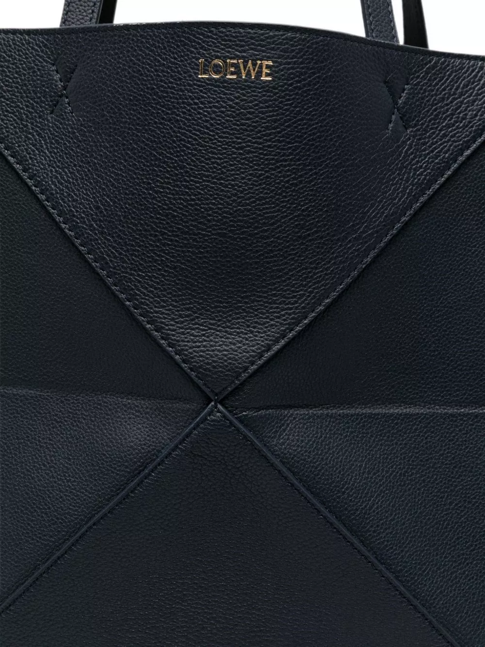 Loewe Borsa tote grande in pelle Puzzle Fold, view 2