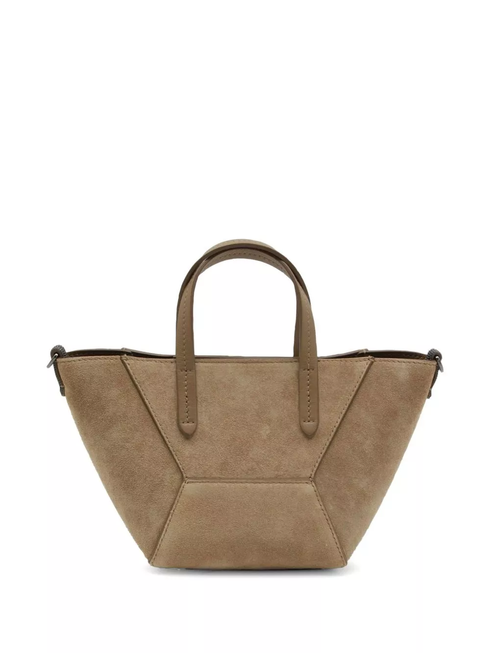 Brunello Cucinelli Borsa tote in pelle, view 2