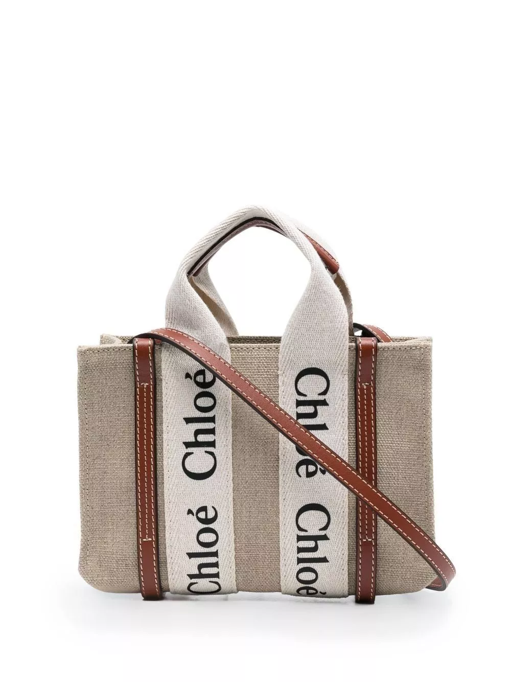 Chloé Tote Bag Woody mini in canvas