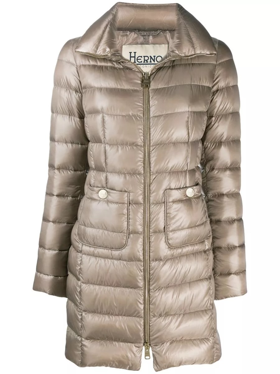 Herno Giacca midi in piuma Maria