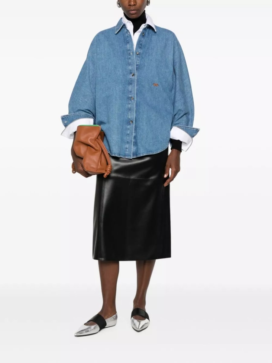 Loewe Camicia in denim di cotone, view 2