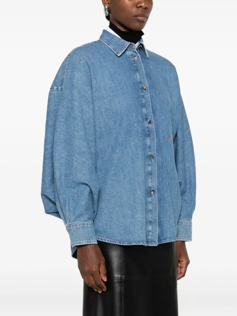 Loewe Camicia in denim di cotone, view 3