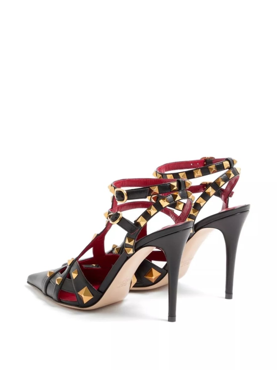 Valentino Garavani Pumps in pelle Studdy, view 2