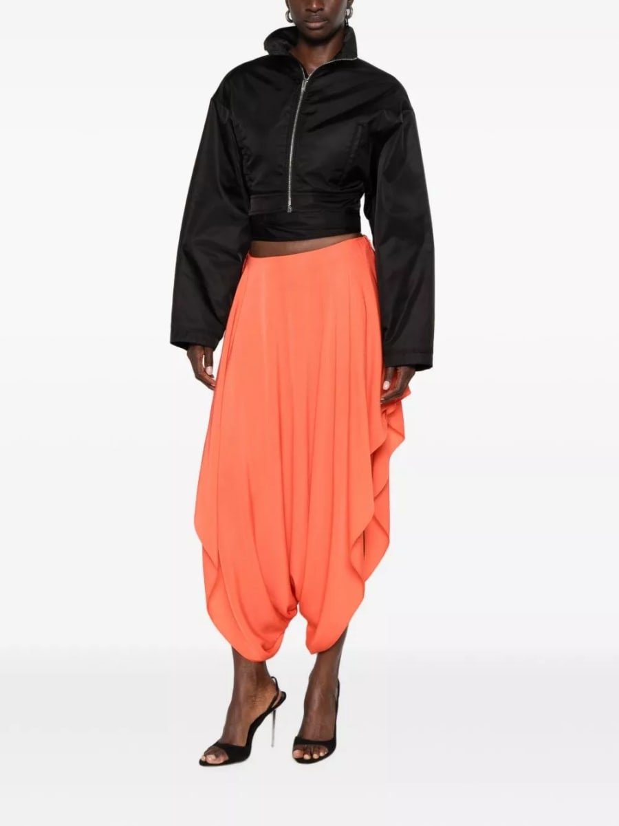 Alaïa Giacca bomber in nylon, view 2