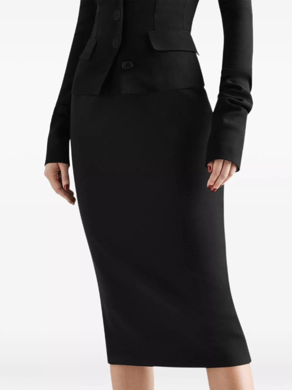 Dolce & Gabbana Gonna midi in lana, view 2