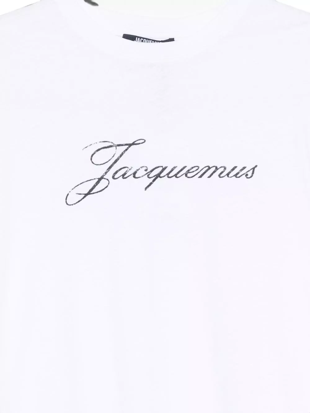 Jacquemus T-shirt in cotone con logo, view 2
