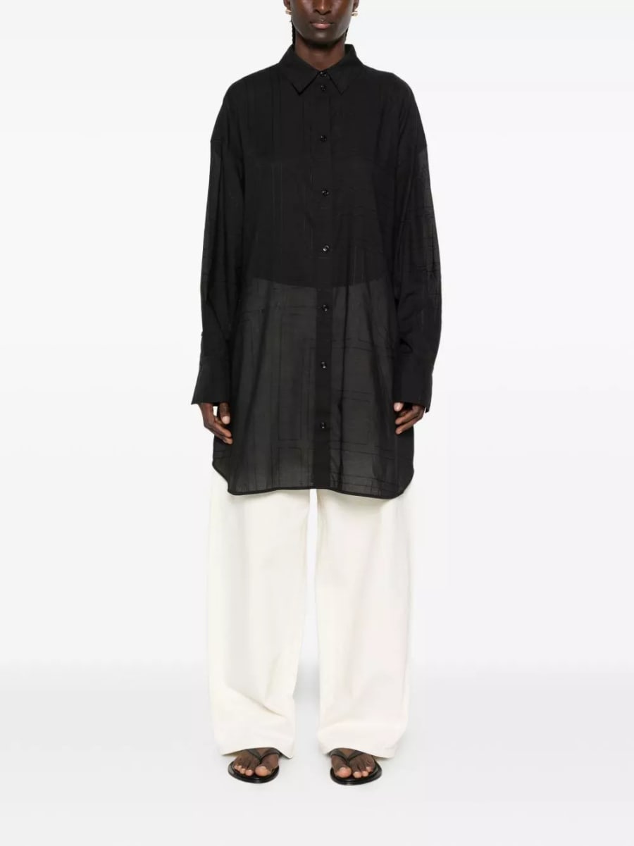 Toteme Camicia in misto cotone, view 4