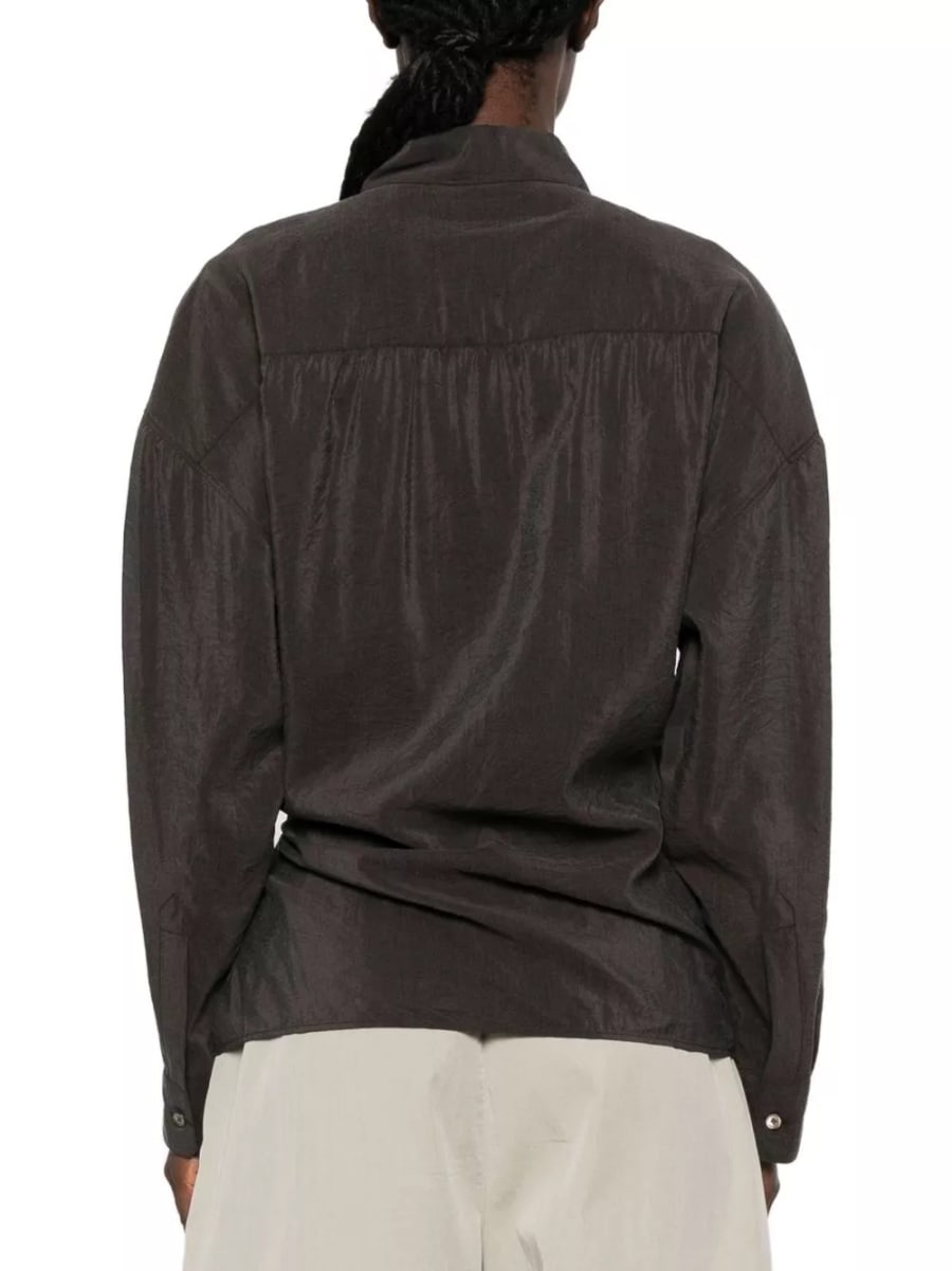 Lemaire Camicia in seta attorcigliata, view 3