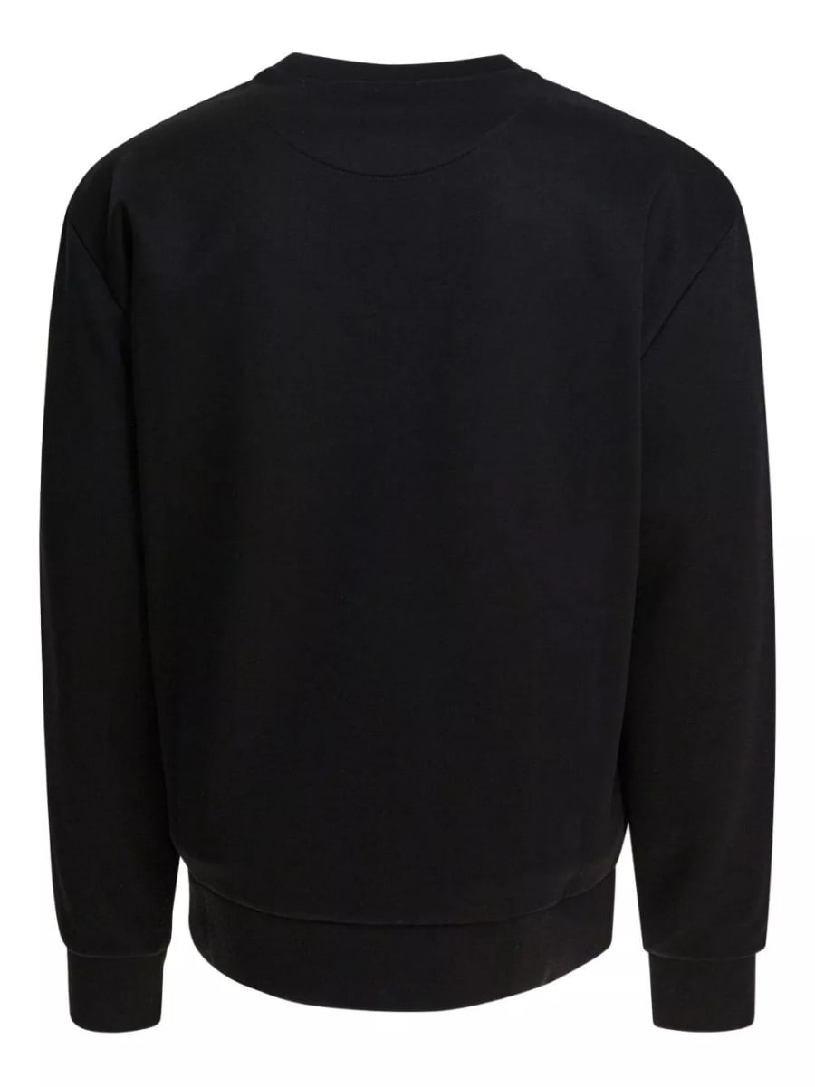 Prada Felpa in cotone con logo, view 2