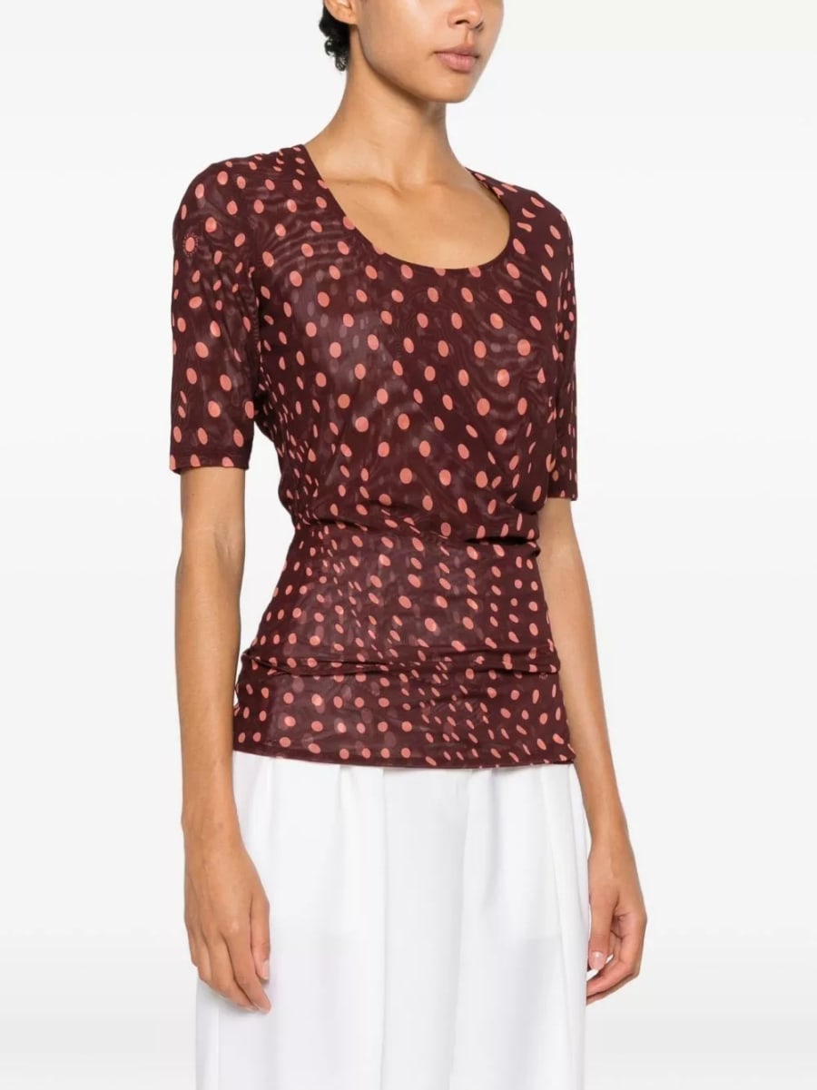 Stella McCartney Top a pois, view 3