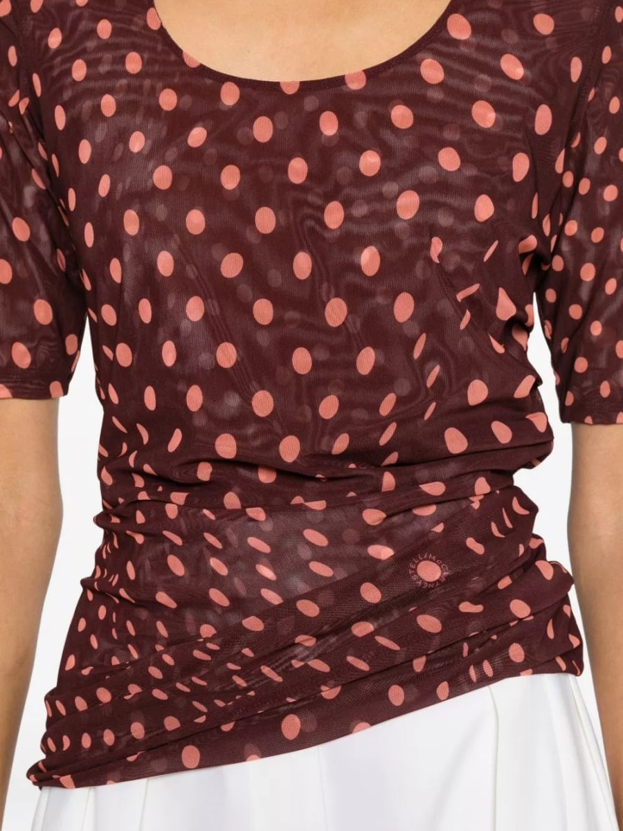 Stella McCartney Top a pois, view 5