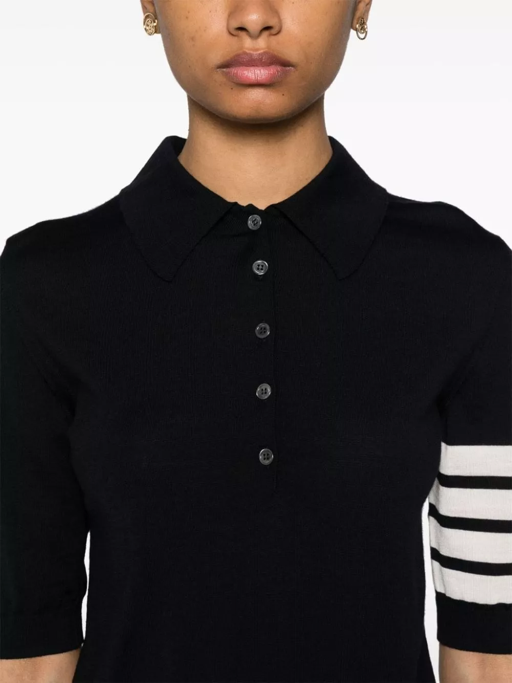 Thom Browne La polo in lana, view 2