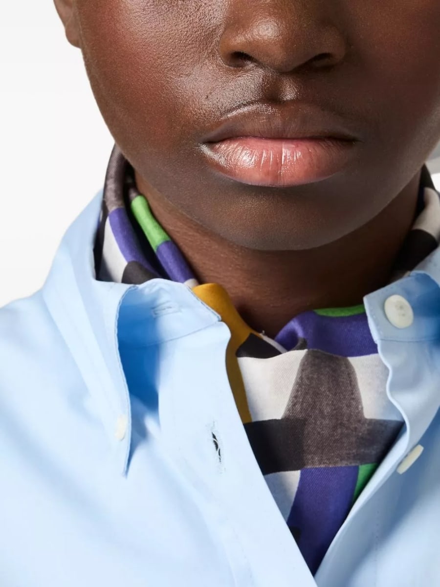 Miu Miu Abito camicia in cotone, view 2