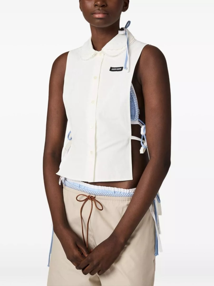 Miu Miu Camicia in cotone, view 5