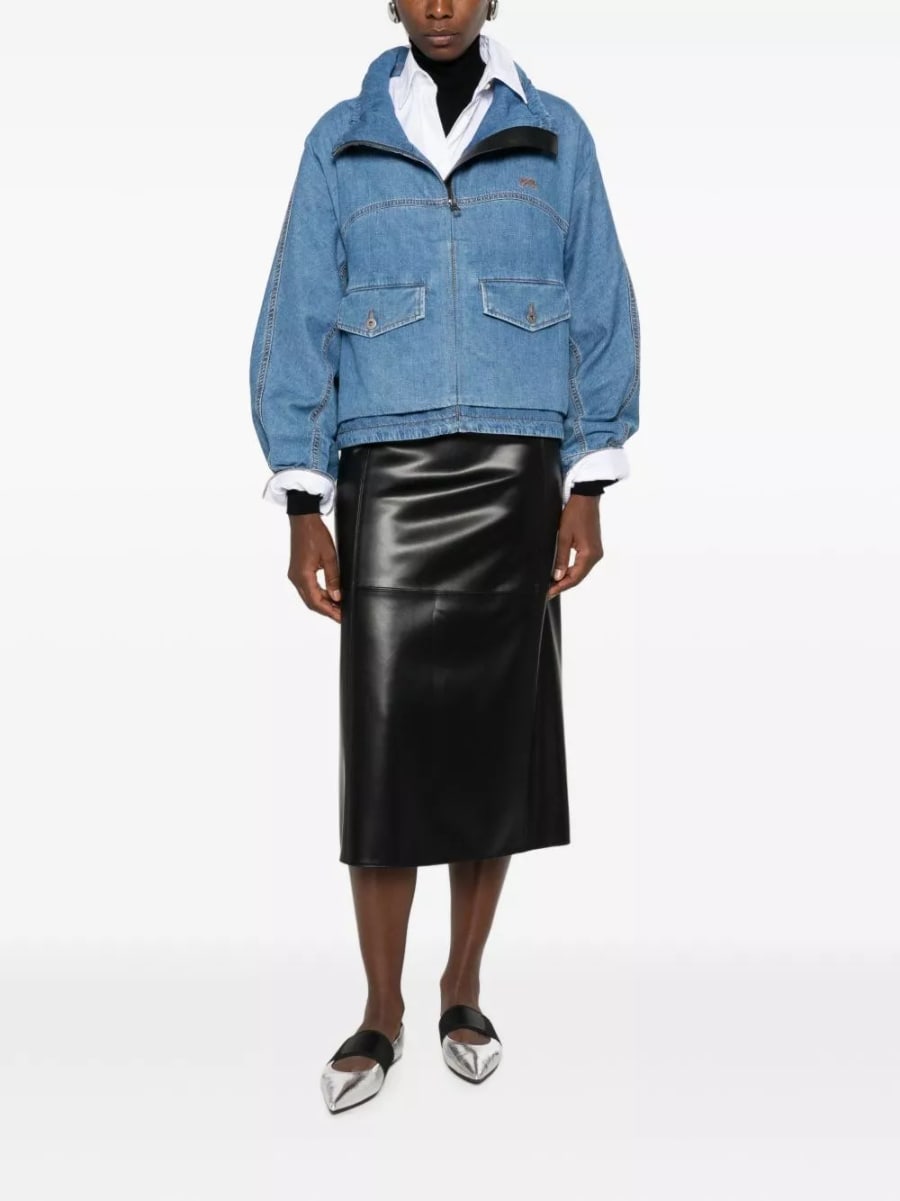 Loewe Giacca in denim di cotone, view 4
