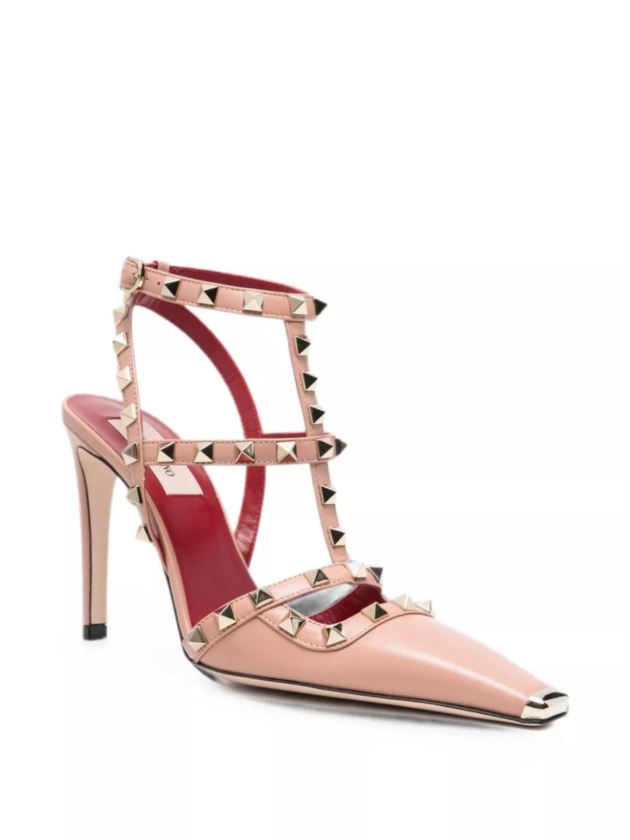 Valentino Garavani Pumps in pelle Rockstud, view 3