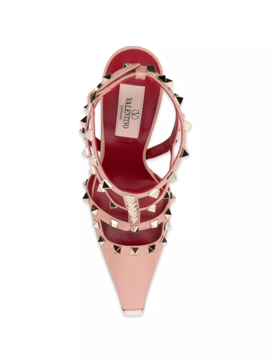 Valentino Garavani Pumps in pelle Rockstud, view 4