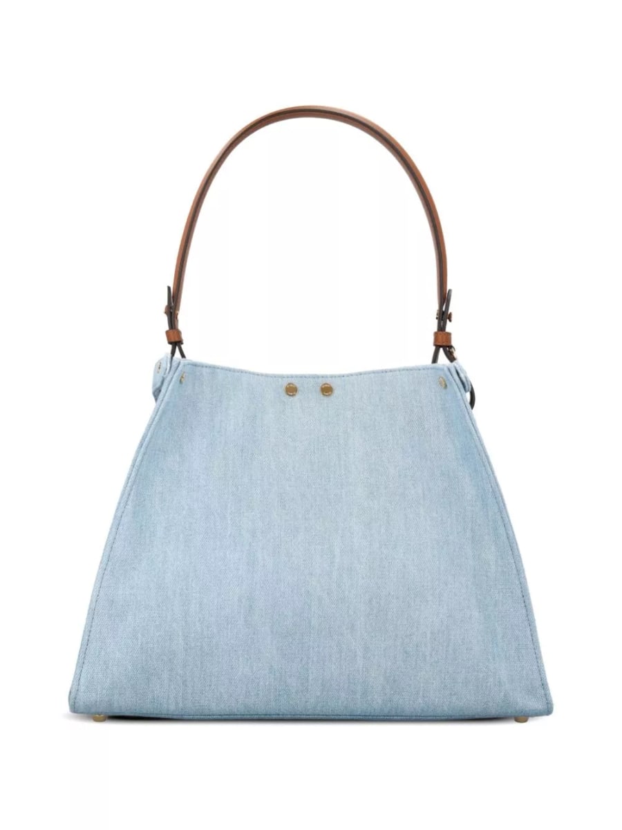 Fendi Fendi Way medium denim tote, view 3
